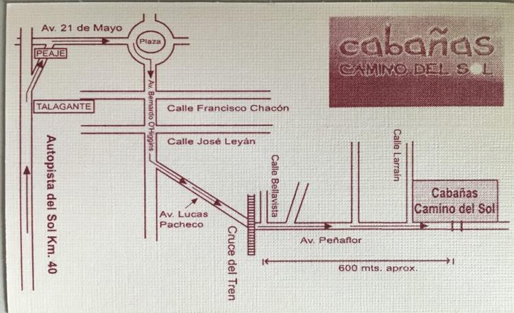 Fotografía 2 de Motel Cabañas Camino del Sol en Talagante, Metropolitana